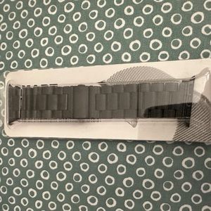 ♦️NIP♦️Black Stainless Steel Watch Band